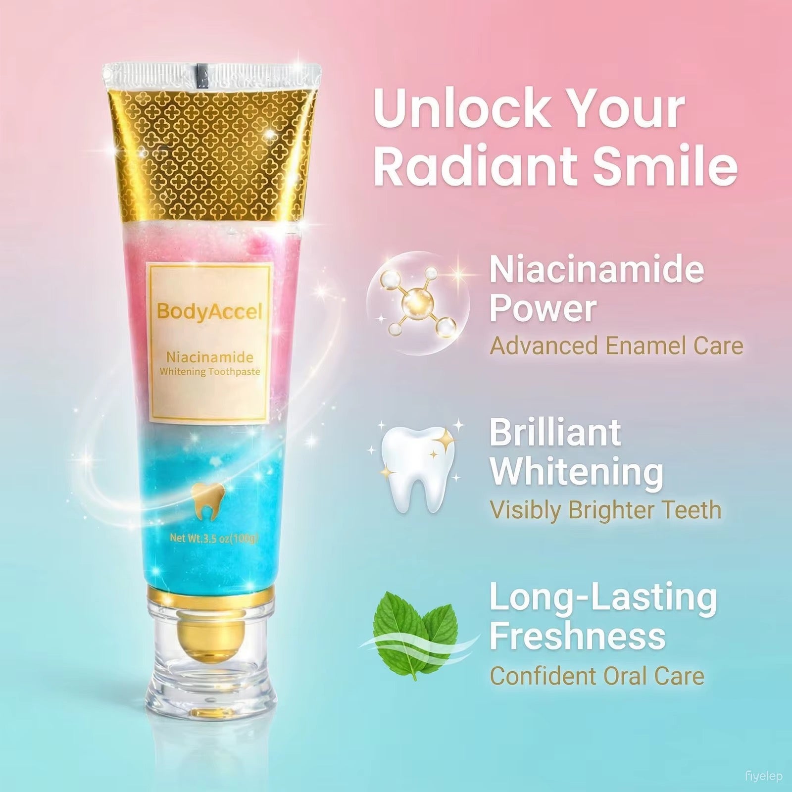 Pâte dentifrice Body accel